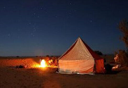 Spend Clear Sky Camping Nights in a Unique Desert Adventure Enjoy camping in the desert under a sky full of stars, where every night presents a new adventure. The peace and vastness of the desert create a special experience